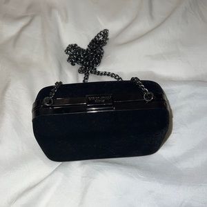 Georgio Armani velvet mini clutch authentic